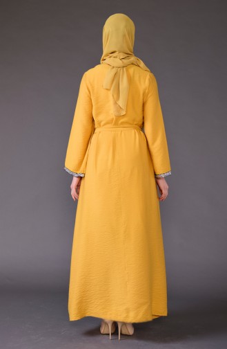 Robe Hijab Moutarde 5603-03