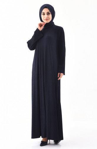 Robe Hijab Bleu Marine 5849-01