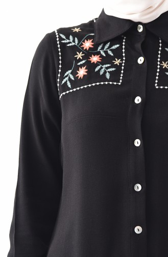 Embroidered Tunic 2306-01 Black 2306-01