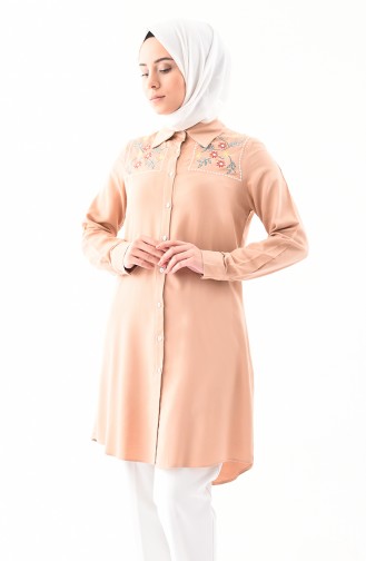 Embroidered Tunic 2306-06 Camel 2306-06