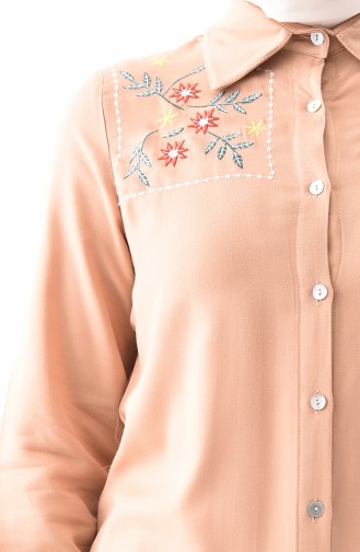 Embroidered Tunic 2306-06 Camel 2306-06
