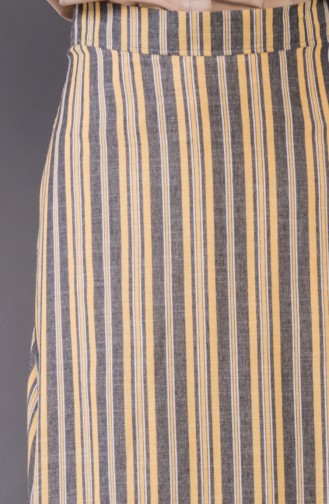 Minahill Striped Skirt 8220-04 Yellow 8220-04