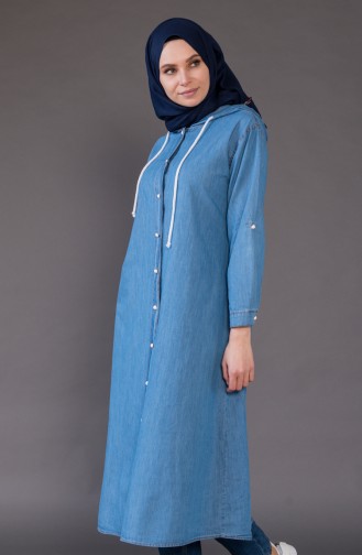 Jeansblau Cape 8199-02