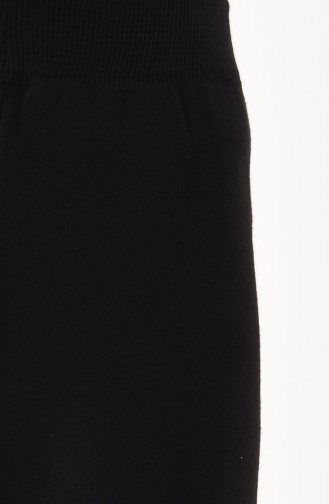 Triko Bol Paça Pantolon 18567-04 Siyah