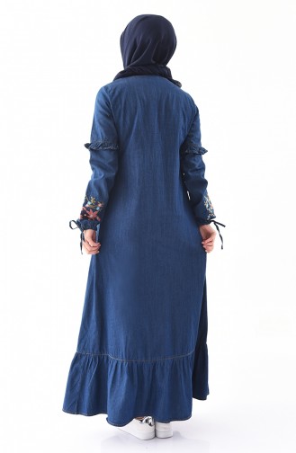 Robe Hijab Bleu Marine 6124-01