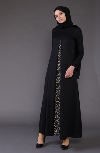 Robe Hijab Noir 5004-05
