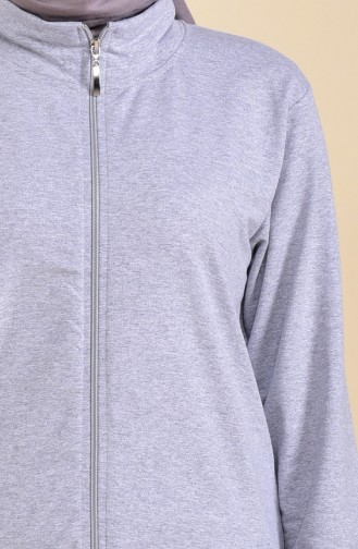 Zippered Tracksuit 20125A-03 Gray 20125A-03