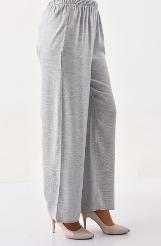 plenty Leg Linen Pants 0270-03 Gray 0270-03