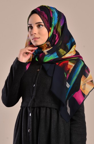 Aker S Twill Eşarp 6812-797-922 Lacivert