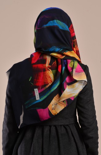 Aker S Twill Eşarp 6812-797-922 Lacivert