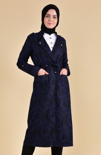 Navy Blue Mantel 6101A-04