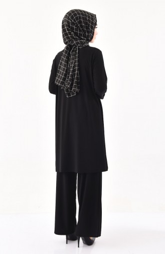 Tunic Pants Binary Suit 0123-04 Black 0123-04