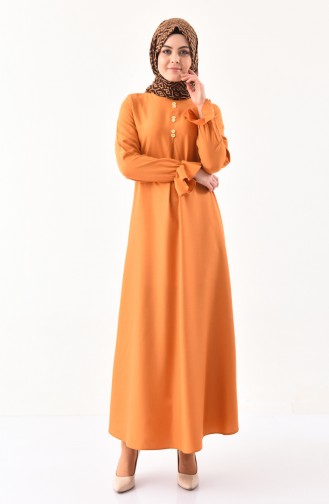 Robe Hijab Moutarde 9292-03