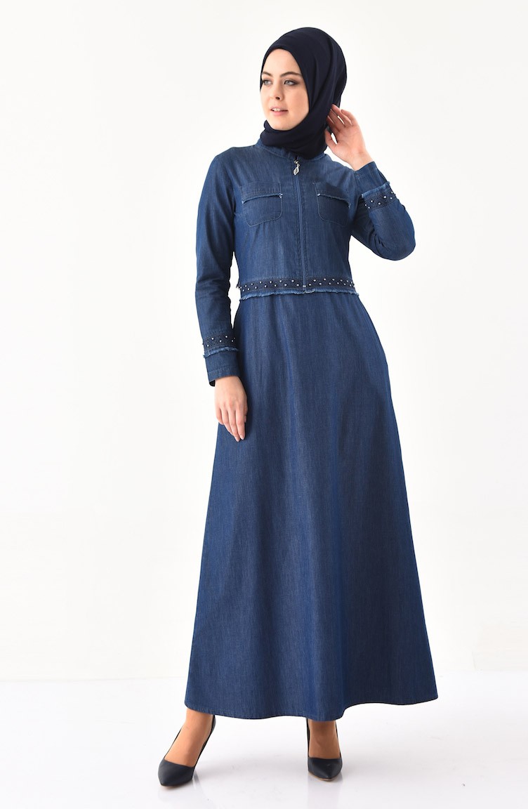 jeans long dress