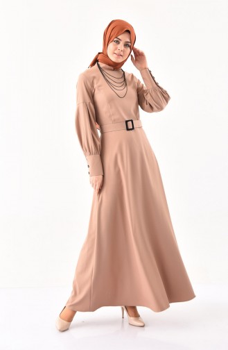 Belted Dress  2023-04 Mink 2023-04