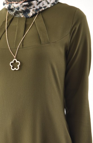 Necklace Tunic 3043-04 Green 3043-04