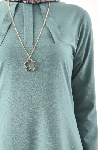 Necklace Tunic 3043-06 Almond Green 3043-06