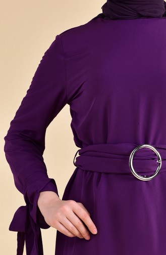 Belted Tunic 1274-02 Purple 1274-02
