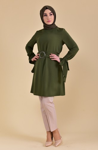 Belted Tunic 1274-03 Khaki 1274-03