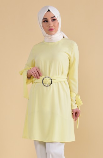 Belted Tunic 1274-06 Yellow 1274-06