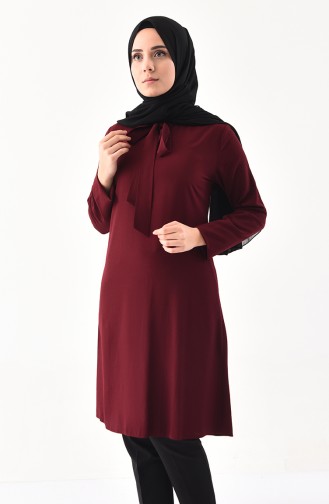 Kravat Yaka Tunik 3159-02 Vişne 3159-02