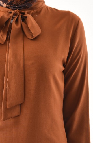 Tie Collar Tunic 3159-09 Tobacco 3159-09