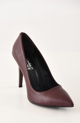 Chaussures Clasique a Talons Pour Femme A1770-17-04 Bordeaux 1770-17-04