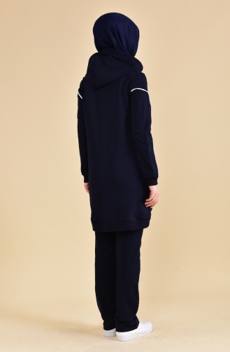 BWEST Hooded Tracksuit 8306-03 Navy 8306-03