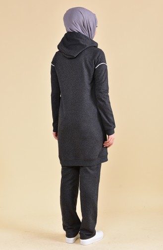 BWEST Hooded Tracksuit 8306-04 Anthracite 8306-04
