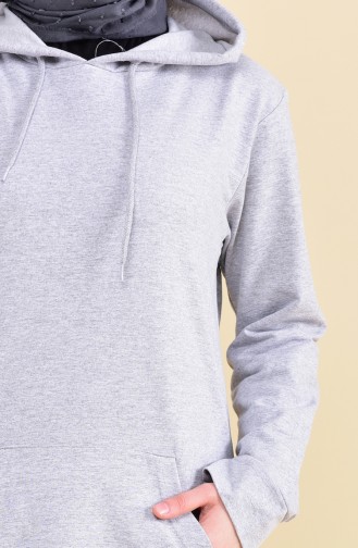 Hooded Tracksuit 18133-11 Gray 18133-11