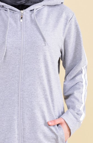 Zippered Tracksuit 30100B-03 Gray 30100B-03