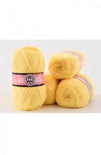 Fils à tricoter Ören Bayan Lux Baby 3010-027 Jaune 3010-027