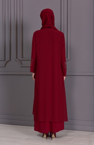 Habillé Hijab Bordeaux 1069-03