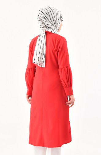 Tie Collar Tunic 3042-03 Red 3042-03