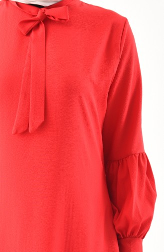 Tie Collar Tunic 3042-03 Red 3042-03