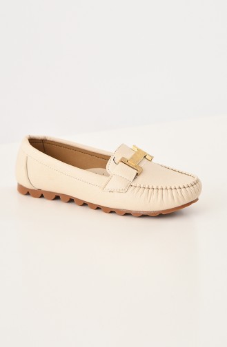 Beige Women`s Flats 2025-15