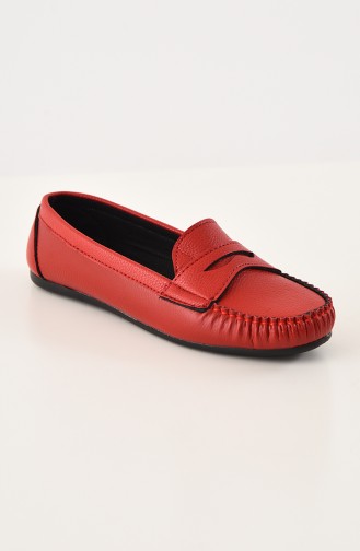 Women´s Flat Shoes (	Ballerina )  101-06 Red 101-06