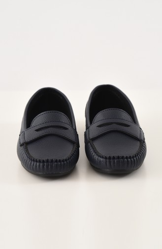 Women´s Flat Shoes (	Ballerina ) 101-07 Navy Blue 101-07