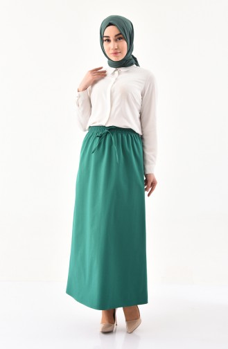 DURAN Elastic Waist Skirt 1108B-01 Green 1108B-01