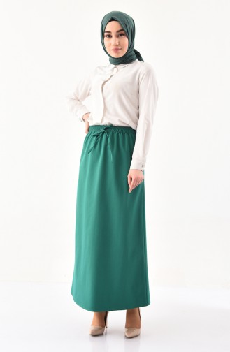 DURAN Elastic Waist Skirt 1108B-01 Green 1108B-01