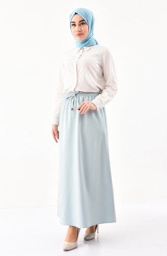 DURAN Elastic Waist Skirt 1108B-03 Ice Blue 1108B-03