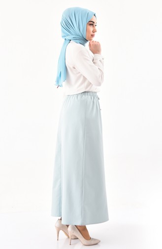 DURAN Elastic Waist Skirt 1108B-03 Ice Blue 1108B-03
