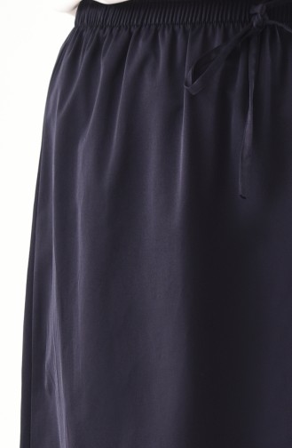 DURAN Elastic Waist Skirt 1108C-01 Dark Navy Blue 1108C-01
