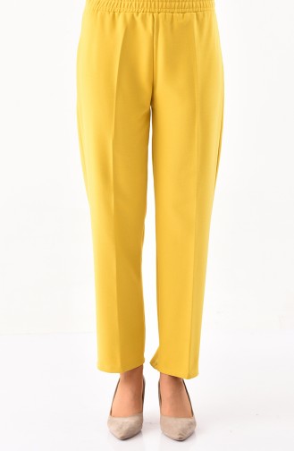 DURAN Elastic Waist Pants 2050-04 Yellow 2050B-01