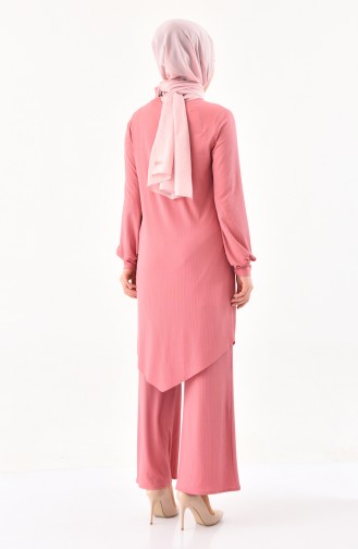 Tunik Pantolon İkili Takım 0304-02 Gül Kurusu 0304-02