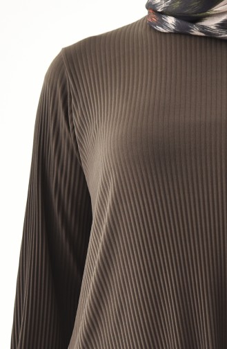 Tunic Skirt Binary Suit 9001-02 Khaki 9001-02