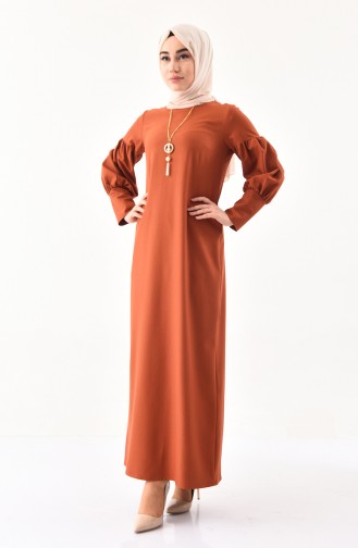 Robe avec Collier 1008-06 Brique 1008-06