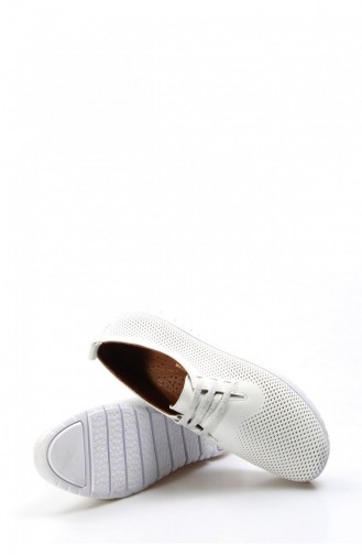 White Casual Shoes 407ZA303S-16781717