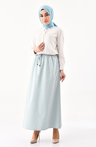 Plated Waist Skirt 1113B-01 Green 1113B-01