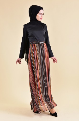 Robe Hijab Noir 8136-02